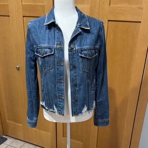 Liverpool Distressed Blue Jean Jacket